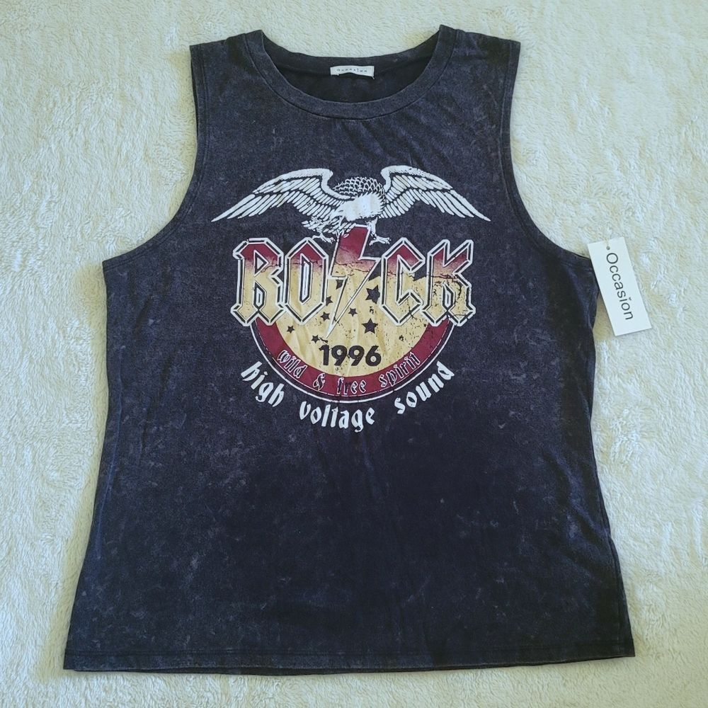 Occasion "Rock"🎸 Graphic Tank Top - NWT
